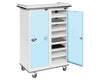 Laptop Storage cum Charging Locker Trolley | 16 shelf
