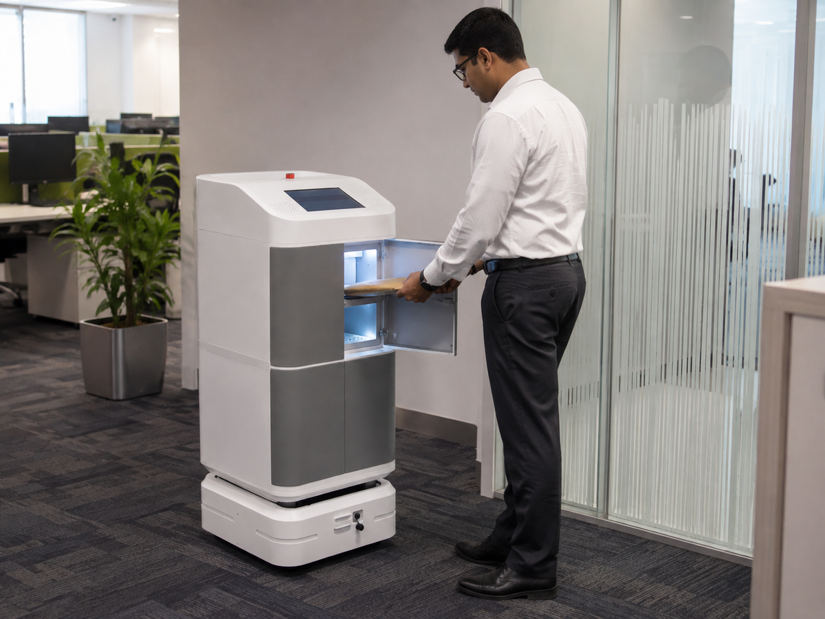 RIFE Closed Compartment Autonomous Delivery Robot