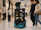 RIFE Premium Delivery Robot with Advertising Screen