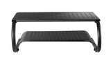 Laptop/Monitor Riser Stand with Rugged, Sturdy, Vibration Free Construction. Holds 20kg (44lbs), Vented Cooling, Black (RS003)