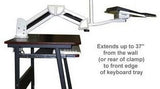 Keyboard / Monitor table/Wall mount LMS-C