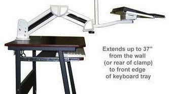 Keyboard / Monitor table/Wall mount LMS-C