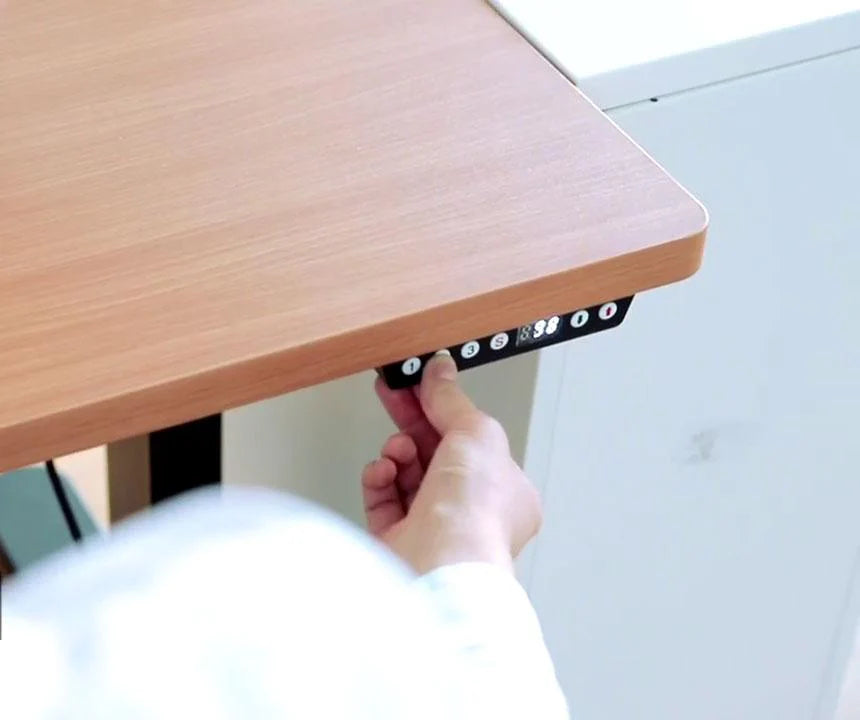 Dual Motor Height Adjustable Electric Standing Desk Frame Only, Standing Desk Adjustable Height Stand Up Desk Computer Desks with Anti-Collision Protection, (DM8P)