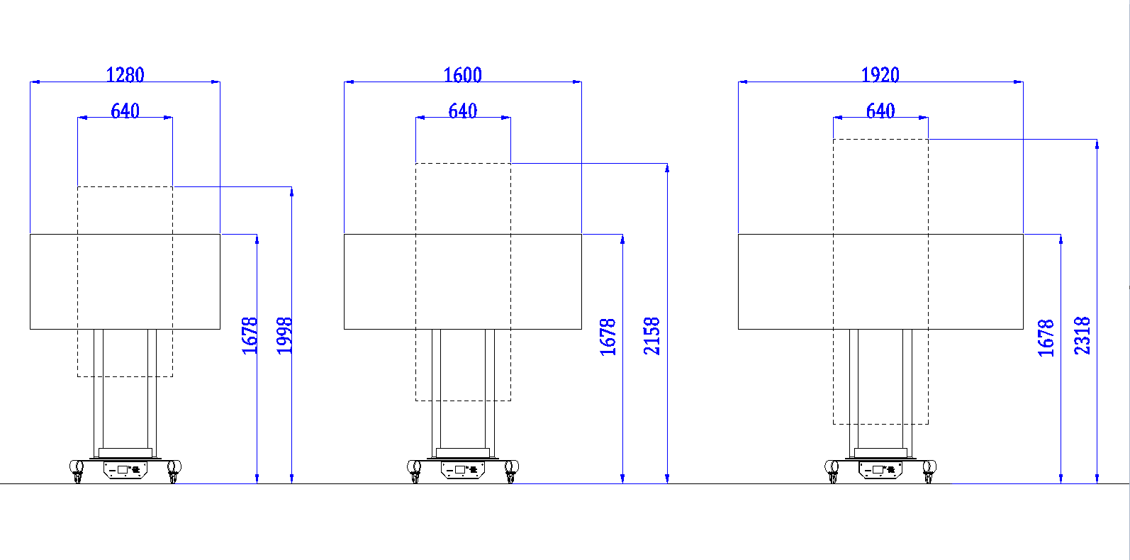 Smart Rotating LED Display Poster 540 degree