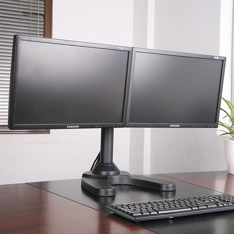 Premium Dual Monitor Stand -Freestanding, 5 Years Warranty (2MSFHW)