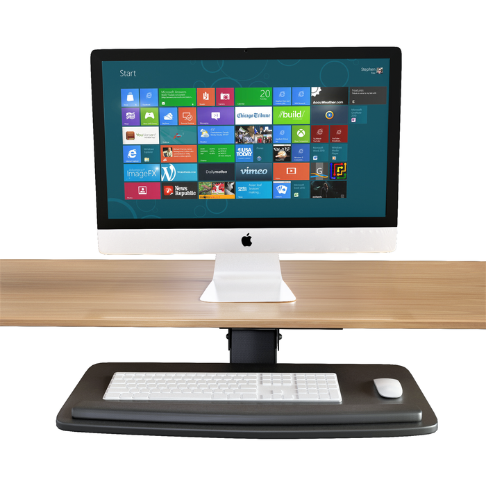 Adjustable Keyboard Tray with Height and Swivel Adjustments, Model No (AKT01)
