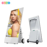 Portable Movable LCD Screen Digital Signage Battery Powered