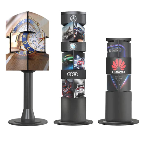 Future of Visual Experience: Self-Rotating 360 degree LED Display