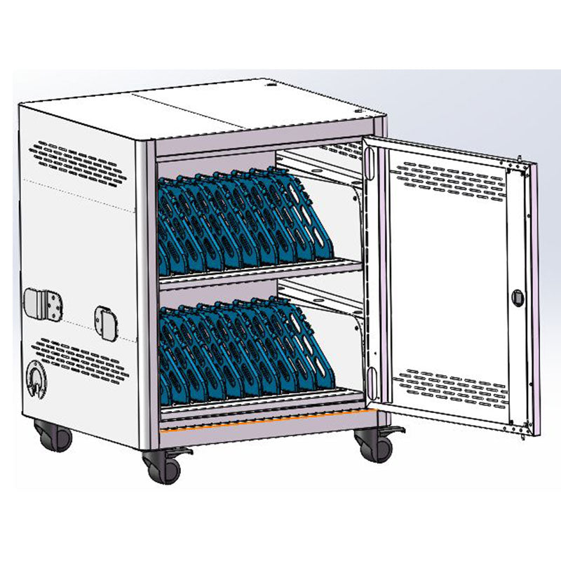 Economy Charging Cart with Timer R-LAB-20
