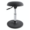 Ergonomic Height Adjustable Round Stool with Comfortable Seat, Work Stool Home Office Stool, Black (R804)
