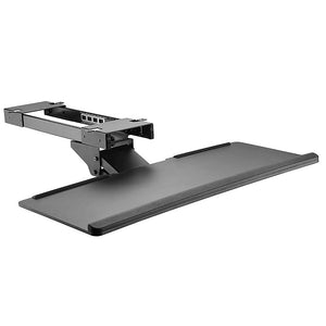 Adjustable keyboard tray under desk I Pull out Under Table keyboard drawer I  Articulating Platform (AKT02)