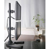 Dual Monitor Stand - Freestanding & Vertical I Dual Vertical Stacked Monitor Arm