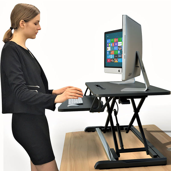 Instant Standing Desk Sit-Stand Desk Converter for Laptop, 1 or 2