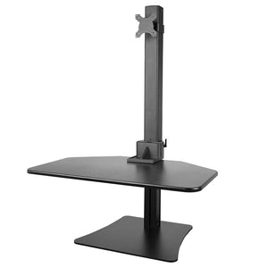 Height Adjustable Standing Desk for Single Monitor (vertical moving Pneumatic spring), (RWP1)
