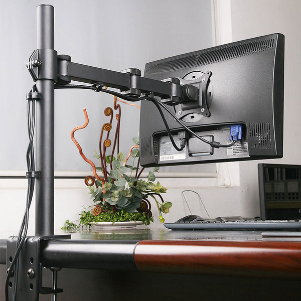 Articulating Triple Monitor Desk Mount - 13 to 27, Max Load 22, monitor  desk mount