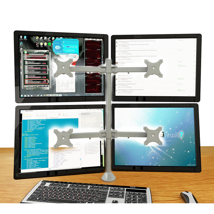 RIFE 4MSFT Four Monitor Desk Mount