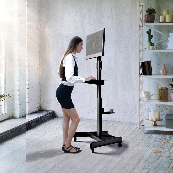 RIFE MCT08 Computer Trolley with Keyboard Tray
