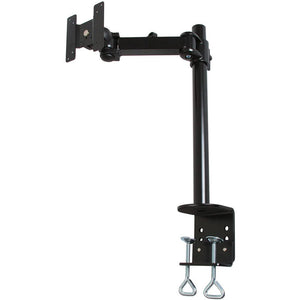 Single Monitor Desk Mount Arm Fully Adjustable Stand Fits up to 27-inch LCD LED Screen (RCPRM-SS)