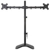 Fully Adjustable Extra Tall Dual LCD Monitor Desk Mount, Fits 2 Screen up to 27 inch, Weight up to 10 kg per arm, 5 Years Warranty, Black (EF2L)