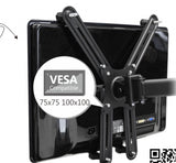 Renewed Non VESA Mount Adapter Bracket Supports (13 to 27 inch) Monitors withThickness from 1" to 1.5" and Weight upto 8 kg to Fix on Brackets (RN-RX01)
