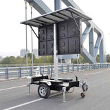 4㎡ Energy saving led screen solar trailer for 24/7 Operation