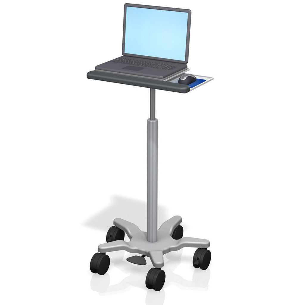 Gas Spring Adjustable laptop trolley cart