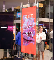 Transparent double side OLED digital signage