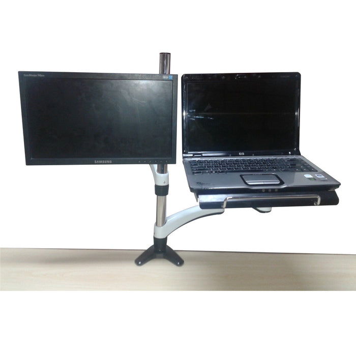 Laptop cum Monitor Arm - Clamp Type (LMA-CT)