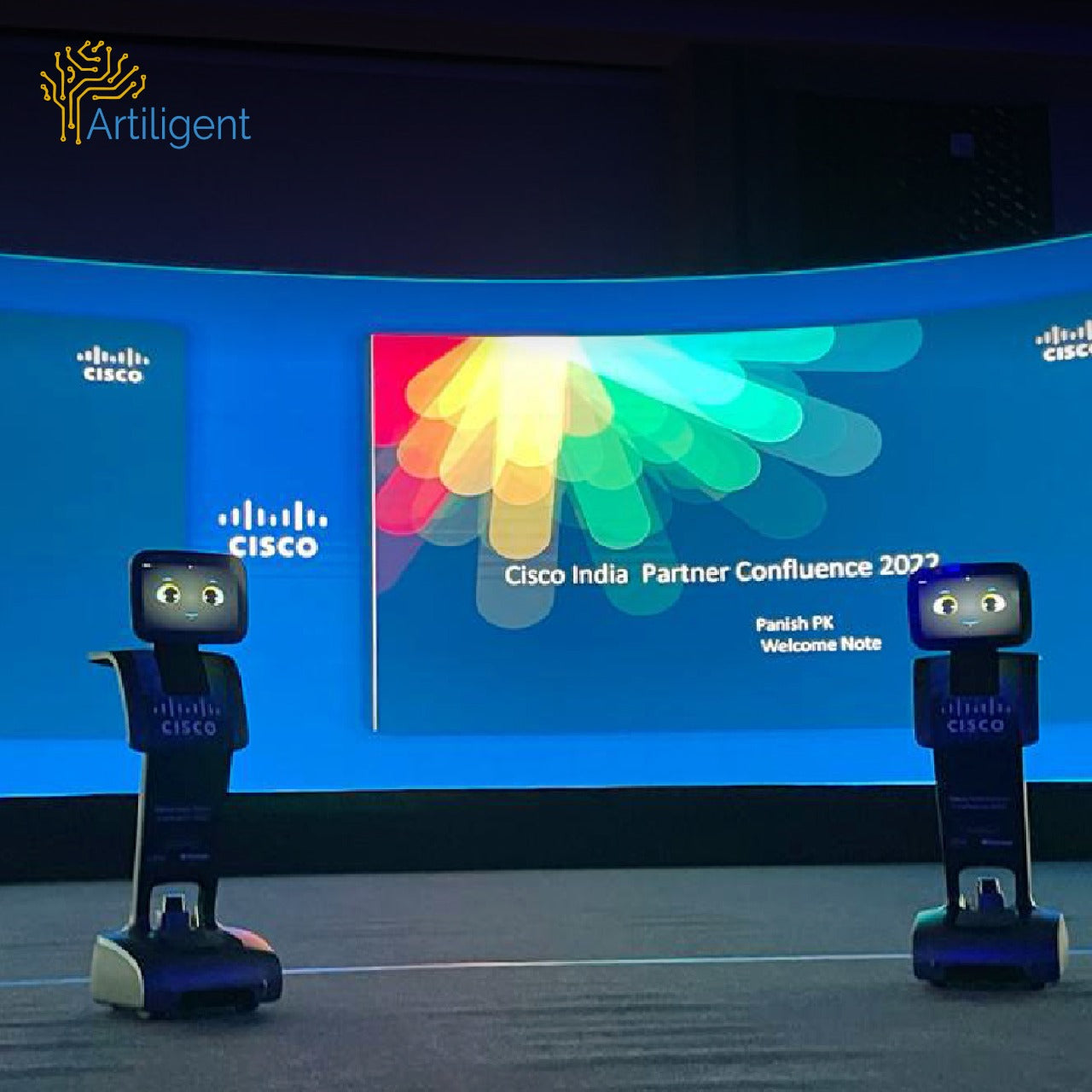The programmable robots for events/exhibitions