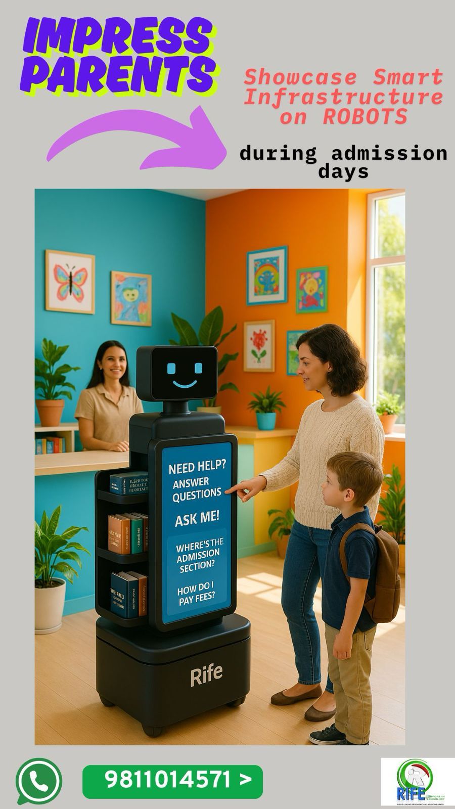 Service Robots for Schools: Revolutionizing Education, Safety, and Engagement