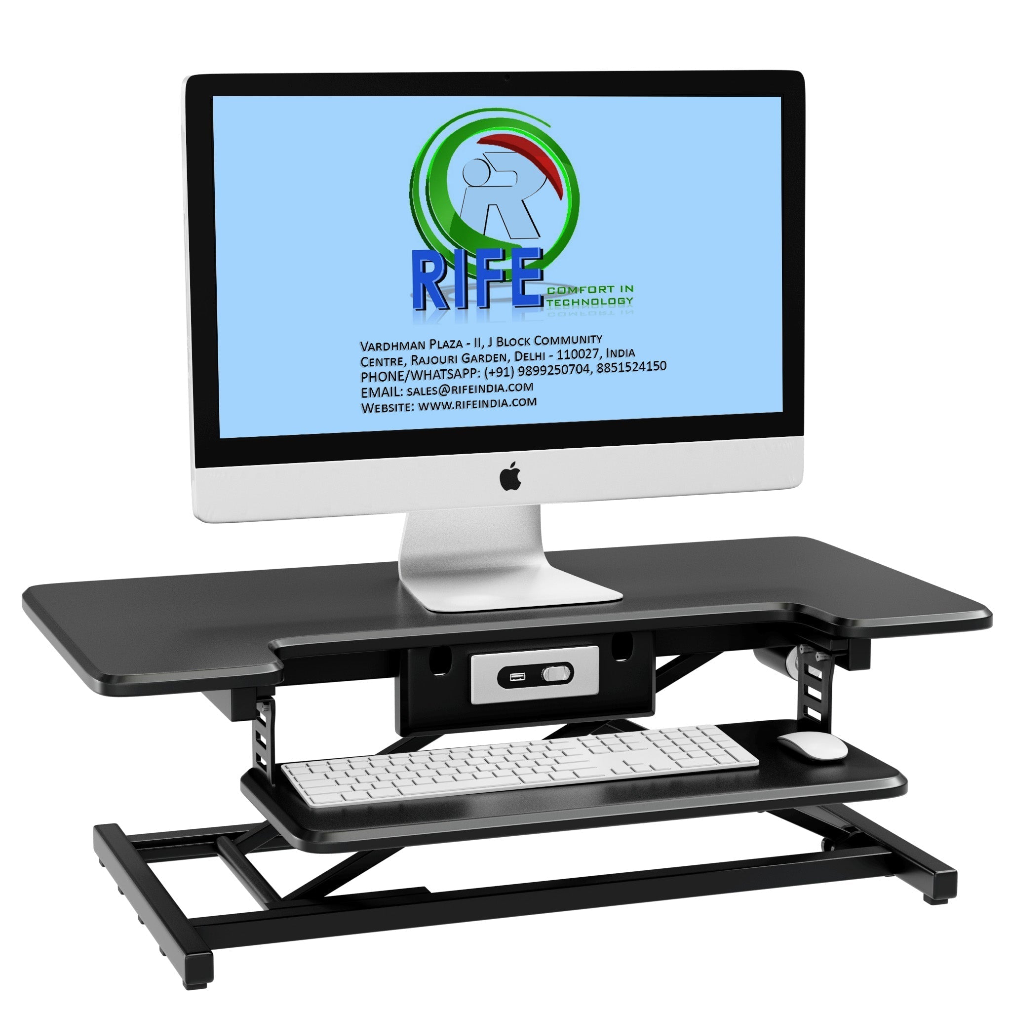 Transform Your Workspace with the RTE Electric Desk Converter