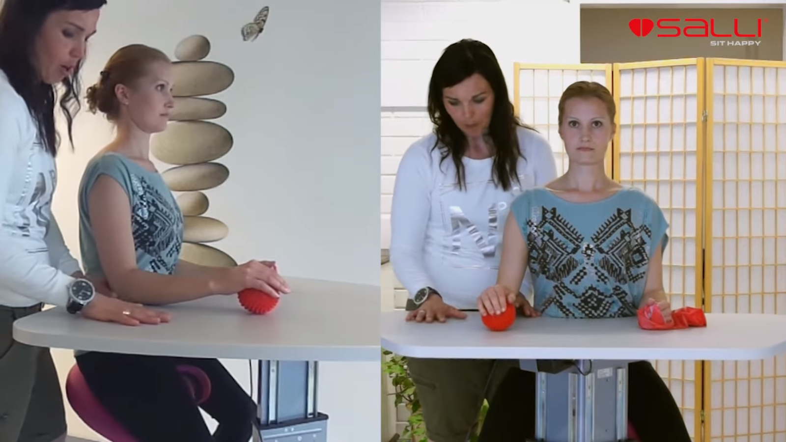 Rehabilitation exercises after shoulder operation, Salli Twin and Salli Compact