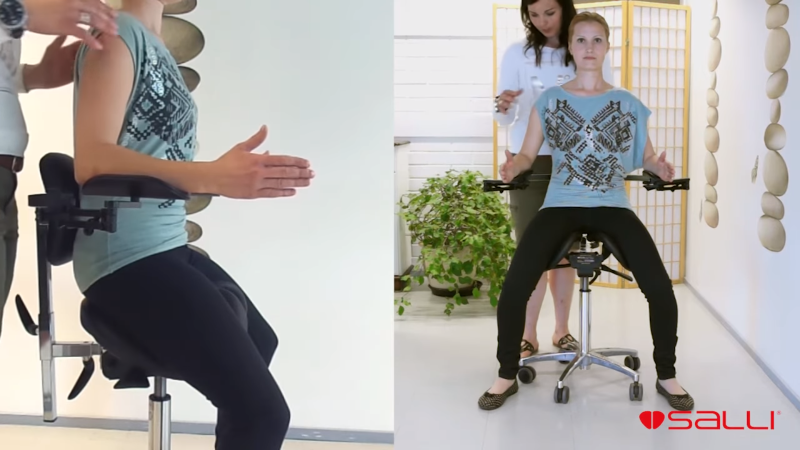 Rehabilitation exercises after shoulder operation, Salli Twin and Ergorest