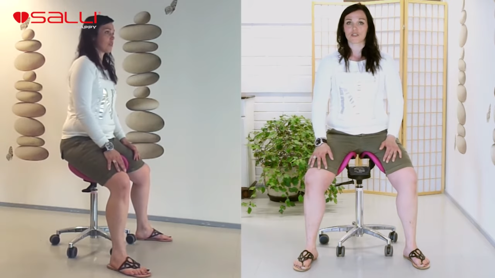Exercise on Salli Chair, with instructions