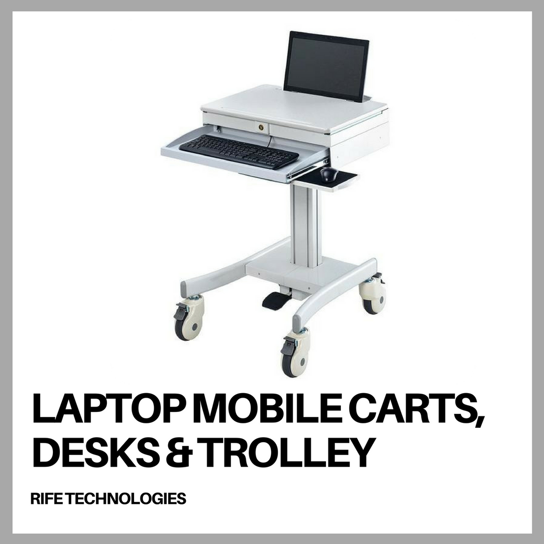 Laptop Mobile Carts Trolley