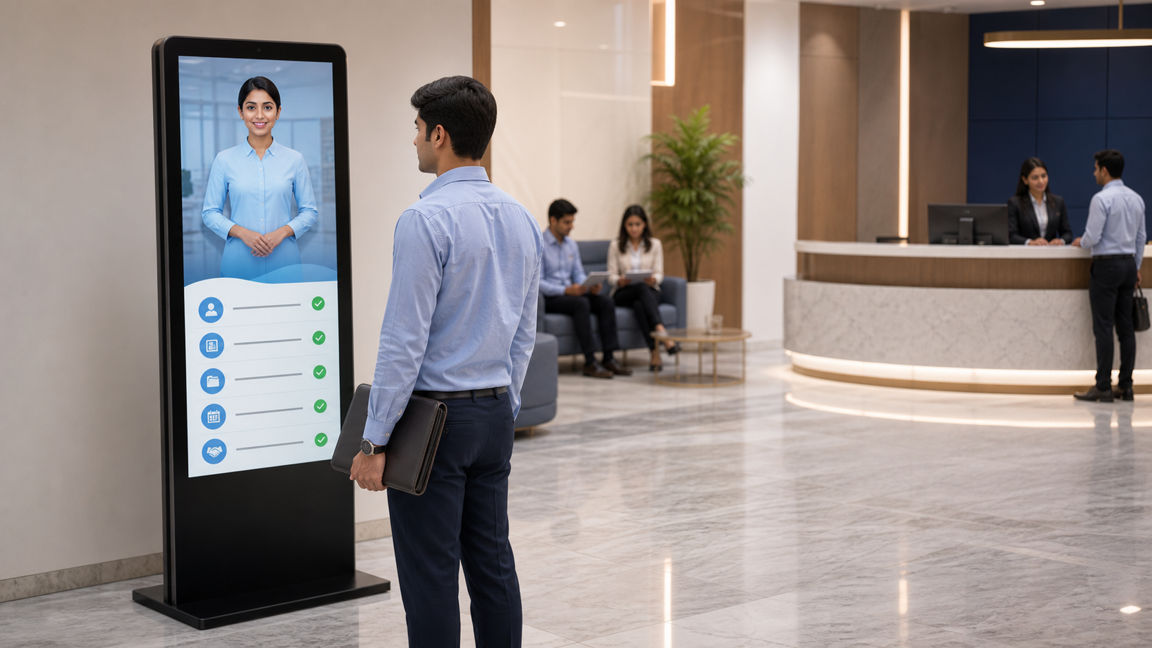 AI Reception Kiosks in India | Rife Smart Infrastructure Solutions