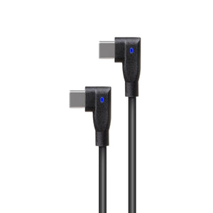 Right Angle USB-C Cable with light indicator (RFE-2R)