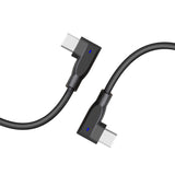 Right Angle USB-C Cable with light indicator (RFE-2R)
