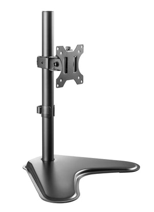 Single Monitor Mount for 13-32 Inch Computer Screens, Improved LCD/LED Monitor Riser, Height/Angle Adjustable Single Desk Mount Stand, Holds up to 17.6lbs, 5 Years Warranty (EF001)