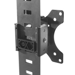 Single Screen Ultra Thin Adjustable Cubicle Wall Attachment Monitor Hanger for 15 to 29 inch LCD Clamp Stand, 5 Years Warranty (CUB01)