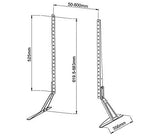 Renewed Universal TV Stand Base, Table top Pedestal Mount Fits 32 37 40 42 47 50 55 60 inch LCD LED Plasma TVs, 110 Lb Capacity (RS201)