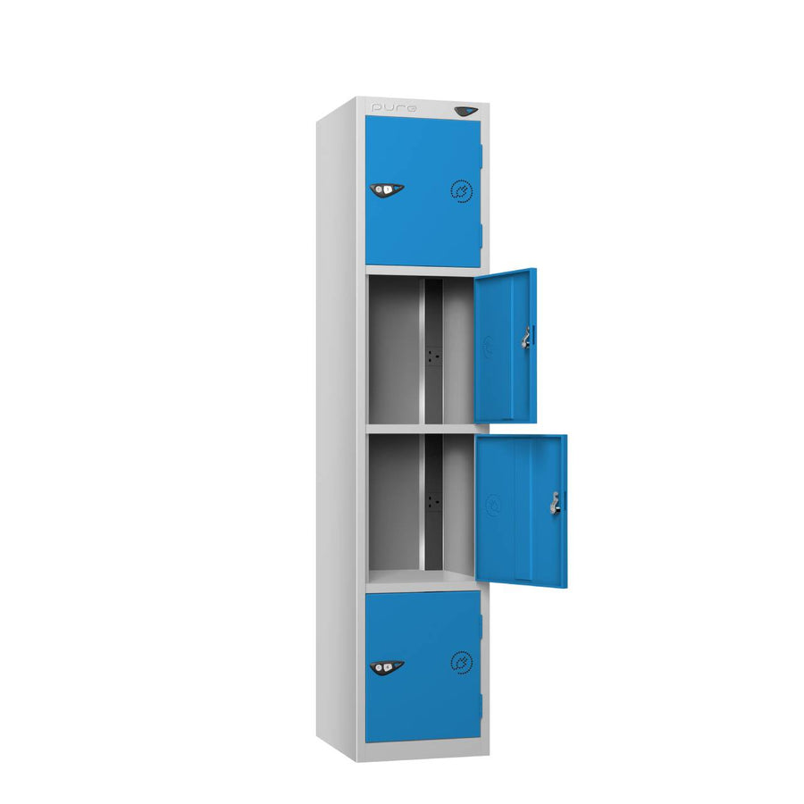 RIFE 4-Compartment Power Tool Charging Locker
