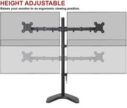 RIFE EF2L extra-tall dual monitor stand, product view 3