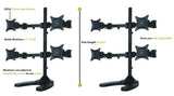 Eight Monitor Stand - Freestanding, 5 Years Warranty (8MS-FH)