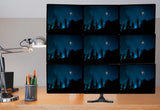 Nine Monitor Stand - Freestanding with White Wider Arm, 5 Years Warranty (9MS-FW)