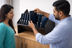 Laptop and Tablet Charging Rack (Open Type Desktop Station) – OLAB 1