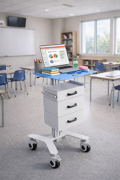 HSL-6 Laptop Cart - Rife Technologies