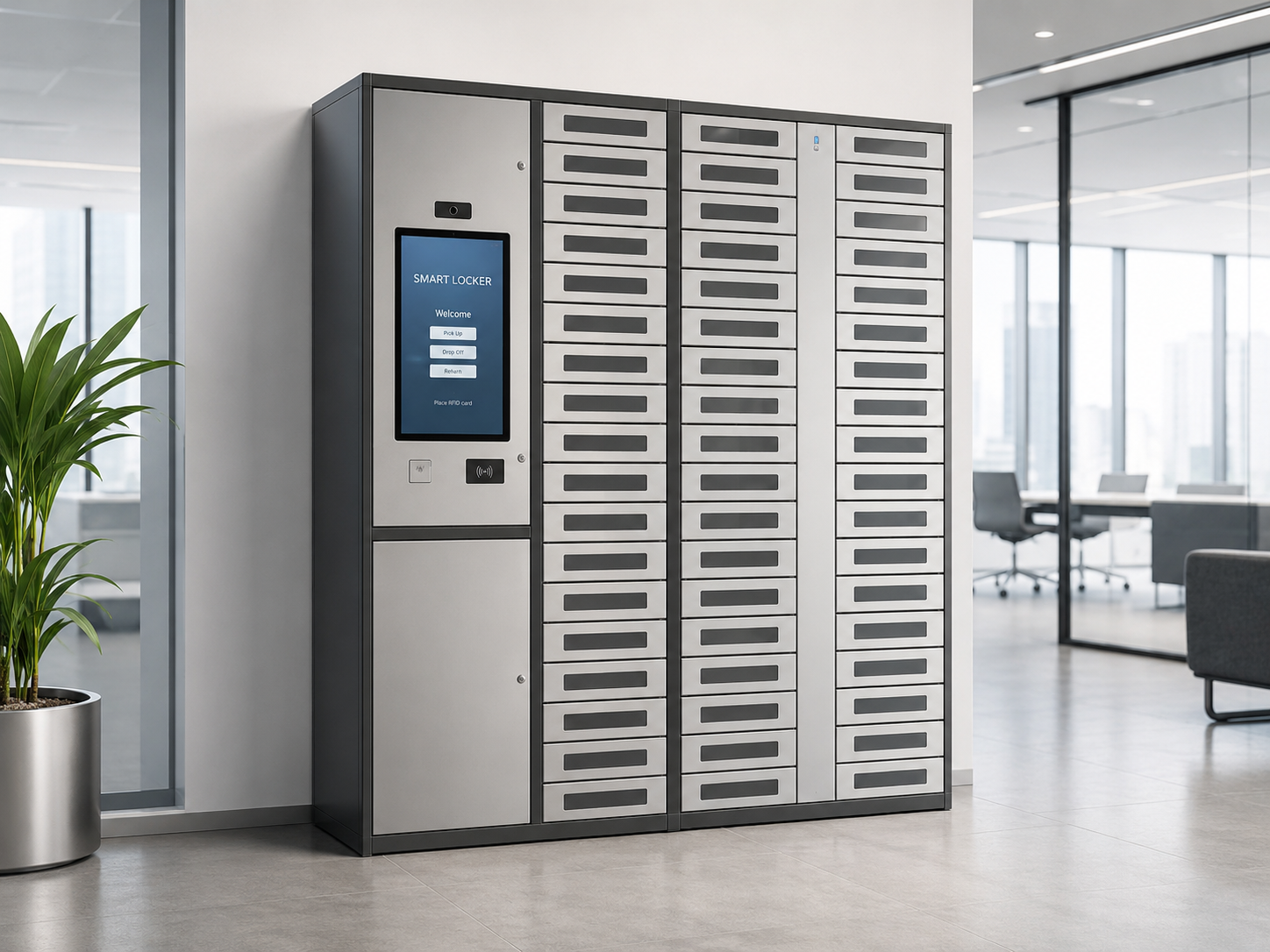 RFID 48 Compartment Smart Cabinet