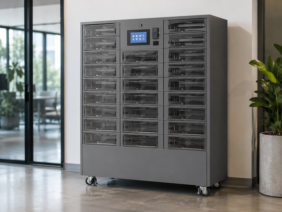 RFID Workstation Charging Cabinet