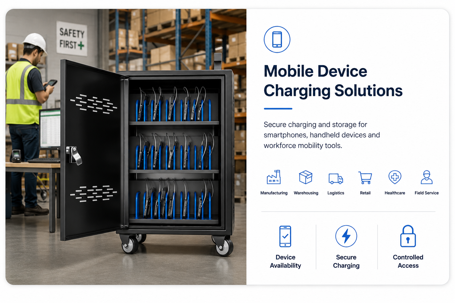 Tablet charging carts